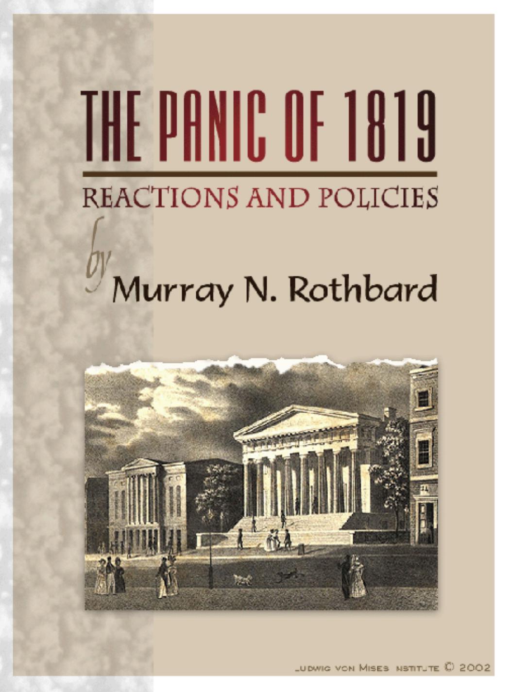 The Panic of 1819: Reactions and Policies