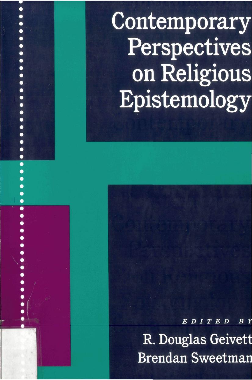 Contemporary Perspectives on Religious Epistemology