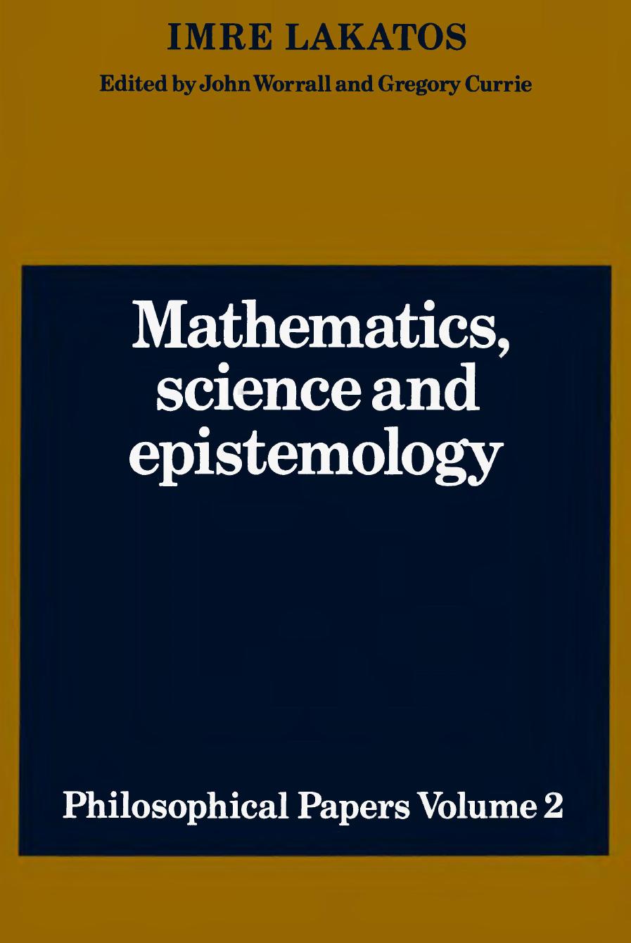 Mathematics, Science and Epistemology: Volume 2, Philosophical Papers