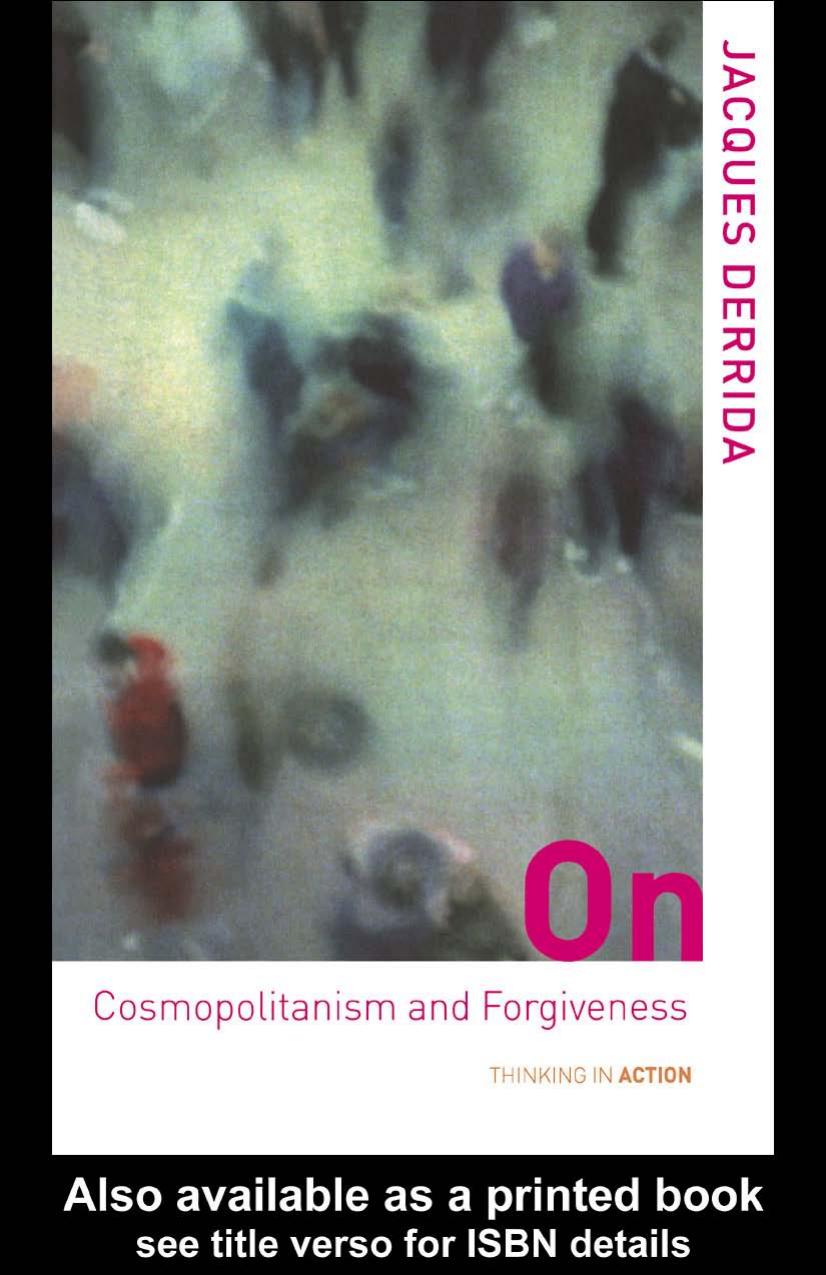 On Cosmopolitanism and Forgiveness