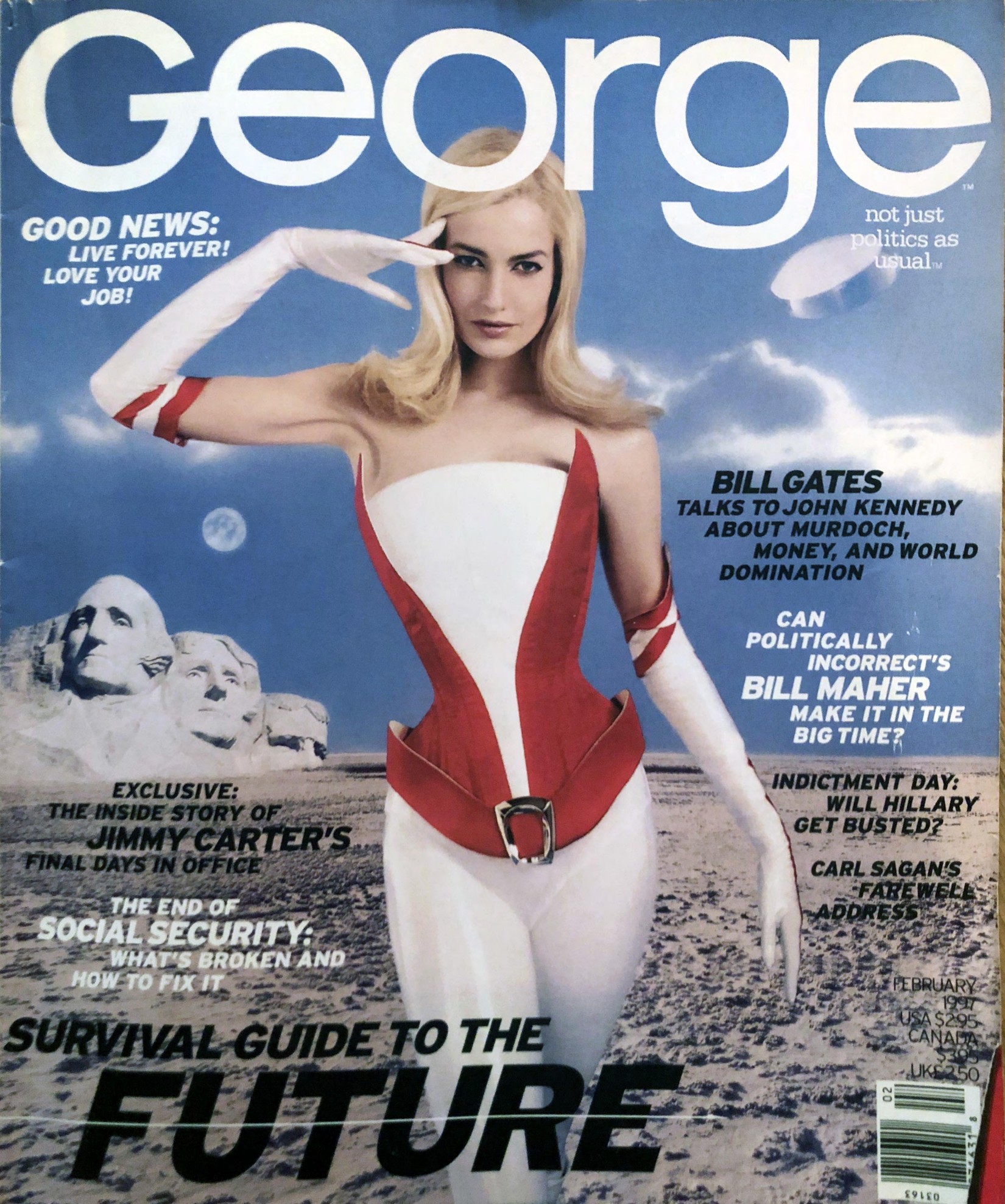 George Magazine - February 1997 Survival Guide to the Future Bill Gates Interview
