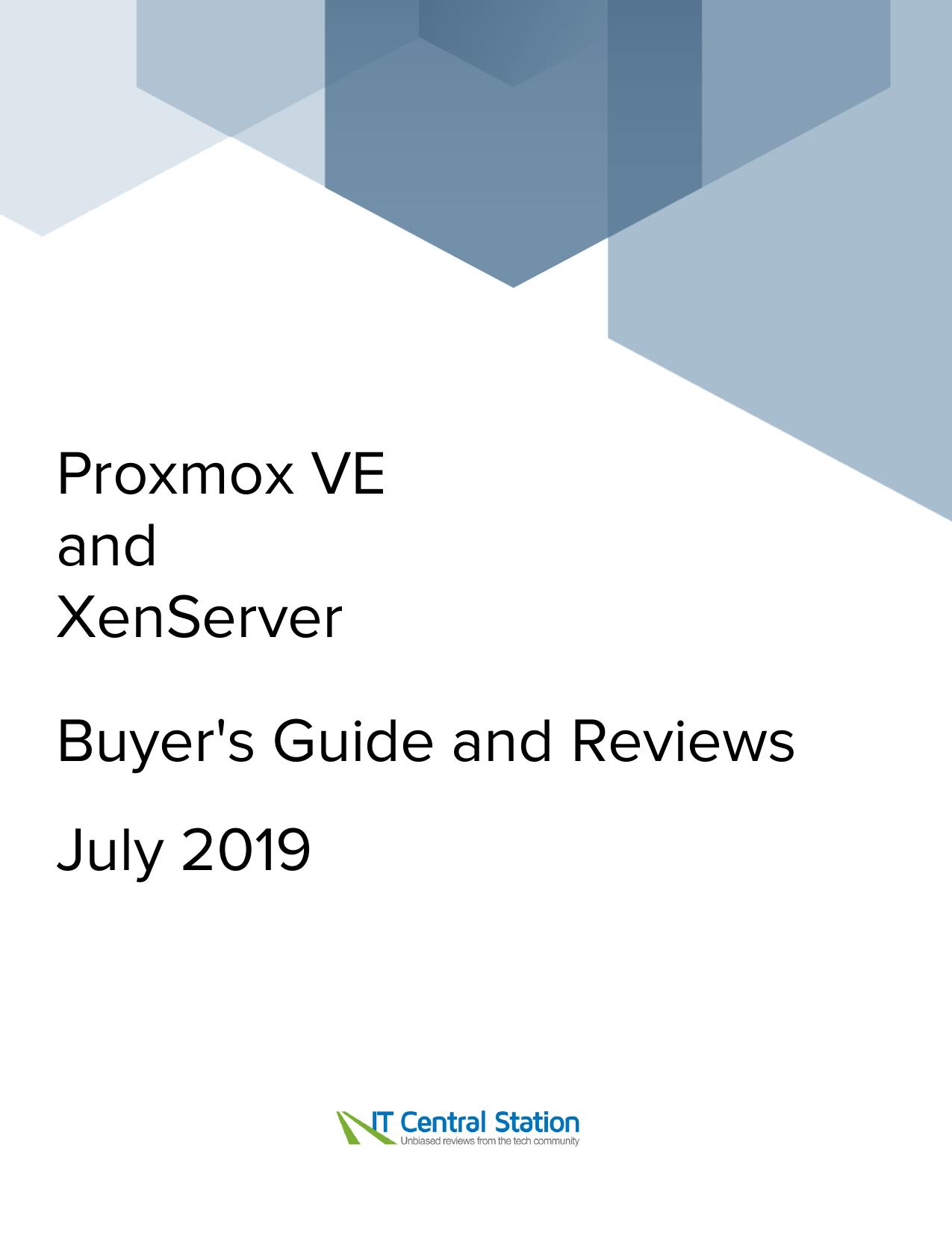Proxmox VE vs. XenServer Report