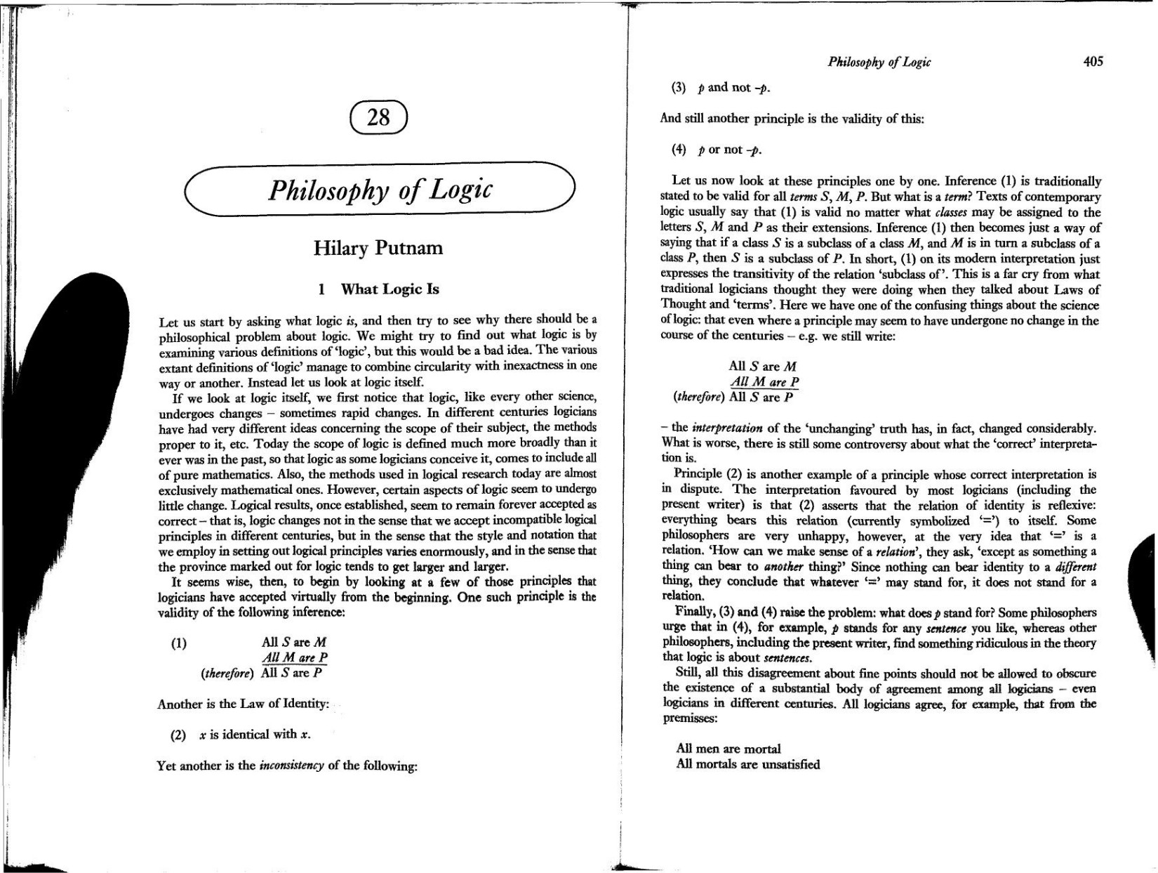 Philosophy of Logic ###