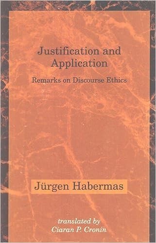 Justification and Application: Remarks on Discourse Ethics - Alternate Version