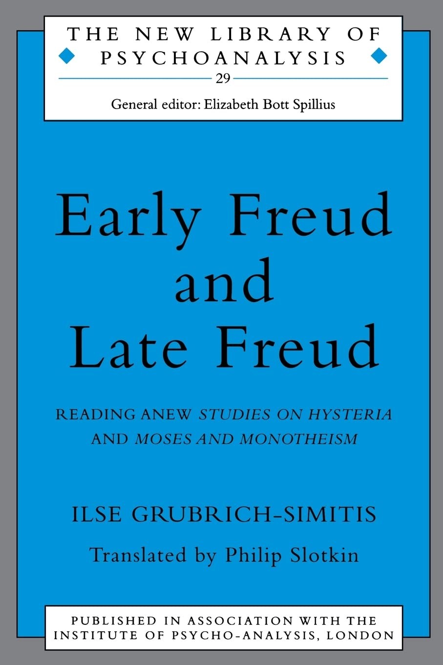 Early Freud and Late Freud: Reading Anew Studies on Hysteria and Moses and Monotheism