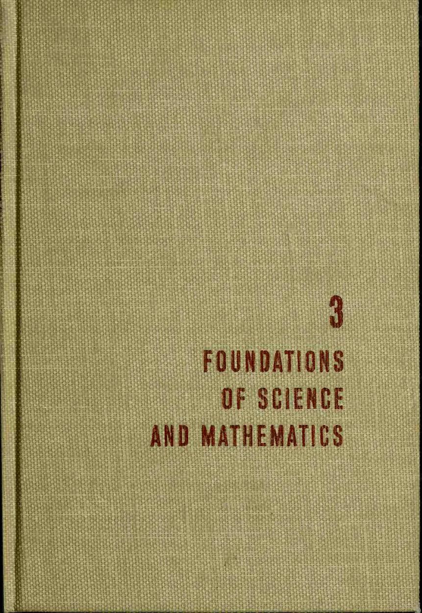 Foundations of Science and Mathematics