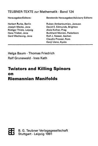 Twistors and Killing Spinors on Riemannian Manifolds