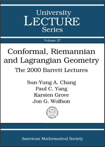 Conformal, Riemannian and Lagrangian Geometry