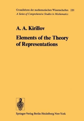 Elements of the Theory of Representations (Russian Version)