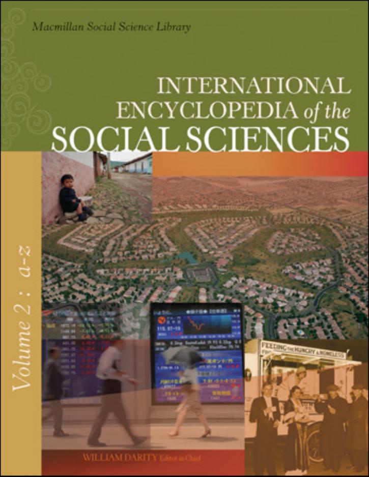 International Encyclopedia of the Social Sciences: Volume 1 - Abortion-Cognitive Dissonance