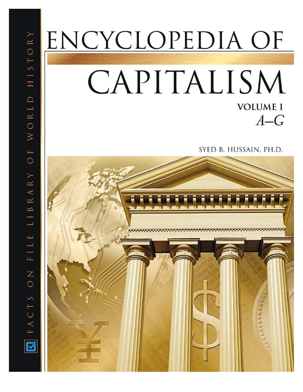Encyclopedia of Capitalism - 3 Volume Set