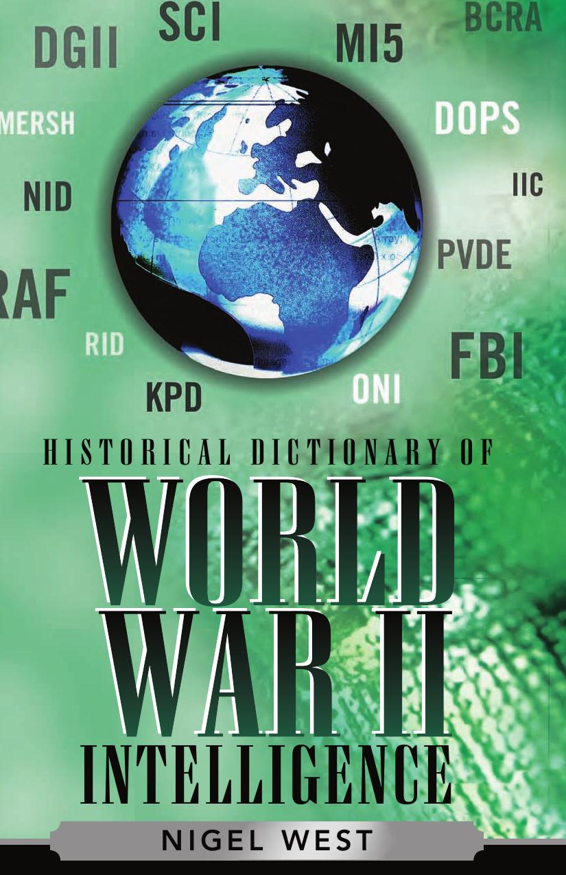 Historical Dictionary of World War II Intelligence