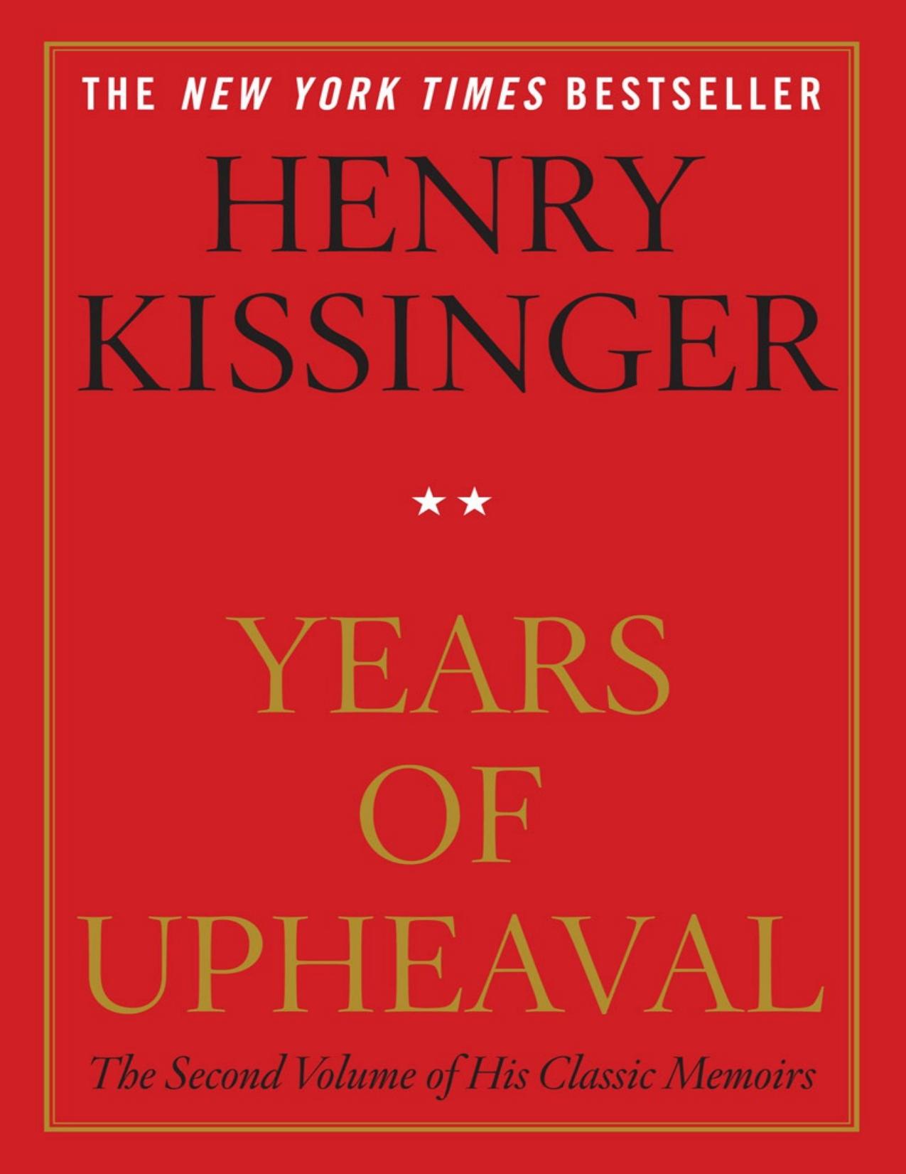 Years of Upheaval