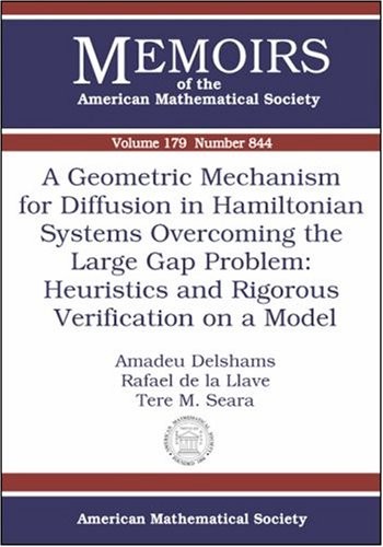 A Geometric Mechanism for Diffusion in Hamiltonian Systems Overcoming the Large Gap Problem: Heuristics and Rigorous Verification on a Model