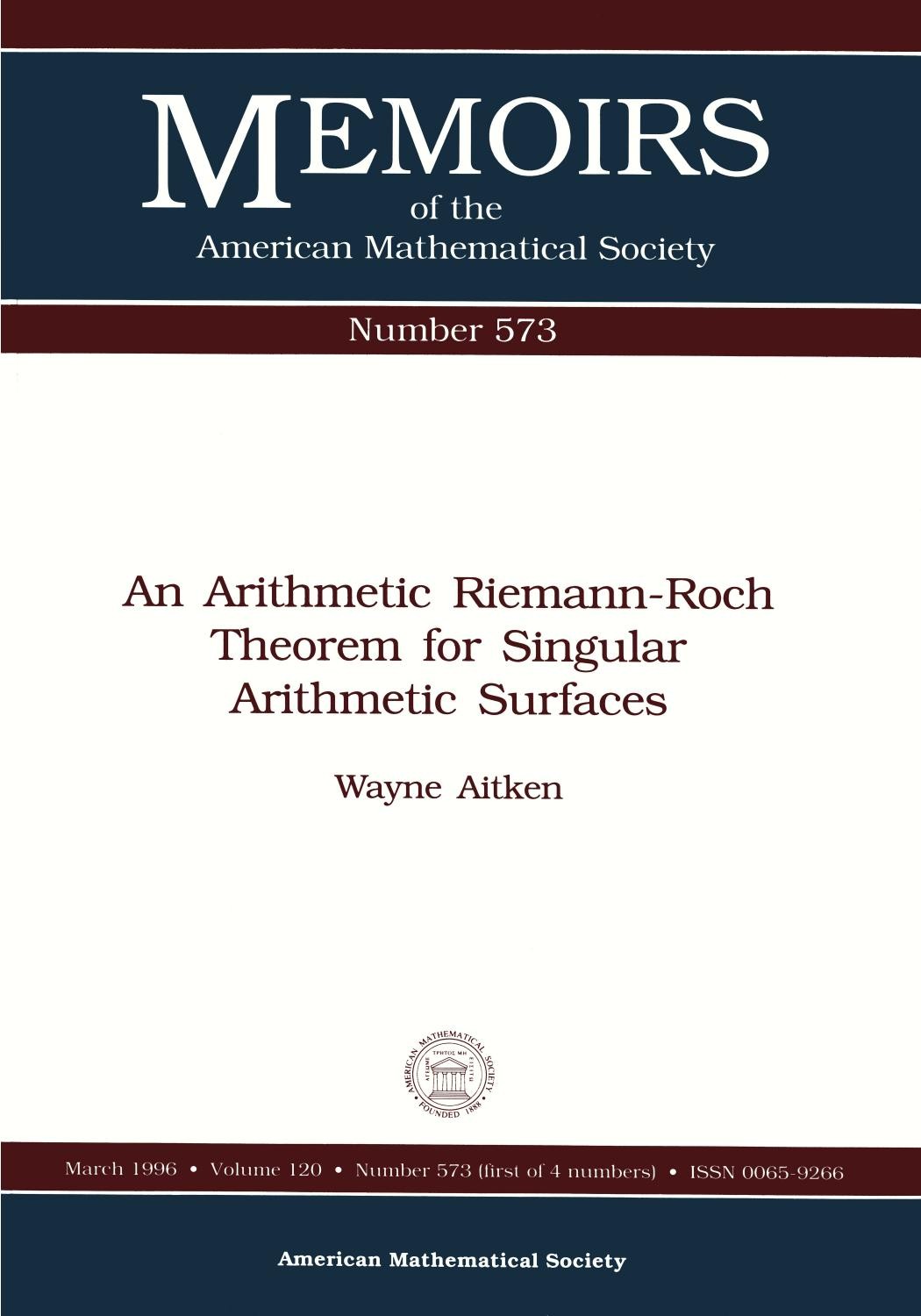 An Arithmetic Riemann-Roch Theorem for Singular Arithmetic Surfaces