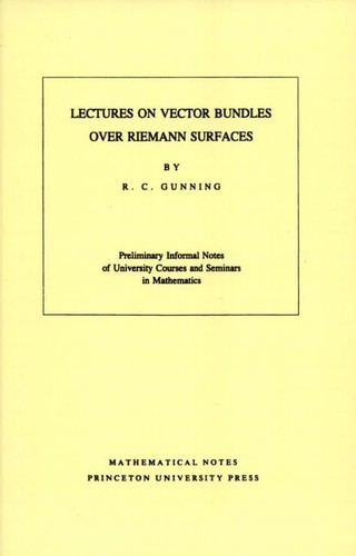 Lectures on Vector Bundles Over Riemann Surfaces