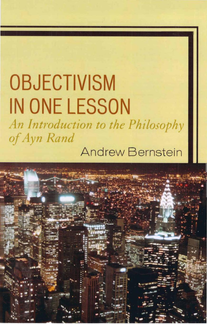 Objectivism in One Lesson: An Introduction to the Philosophy of Ayn Rand