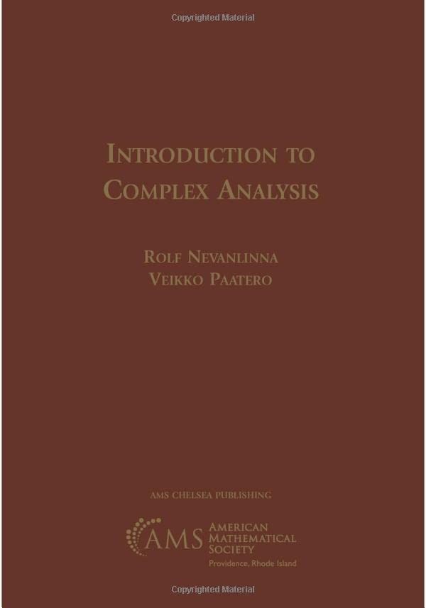 Introduction to Complex Analysis