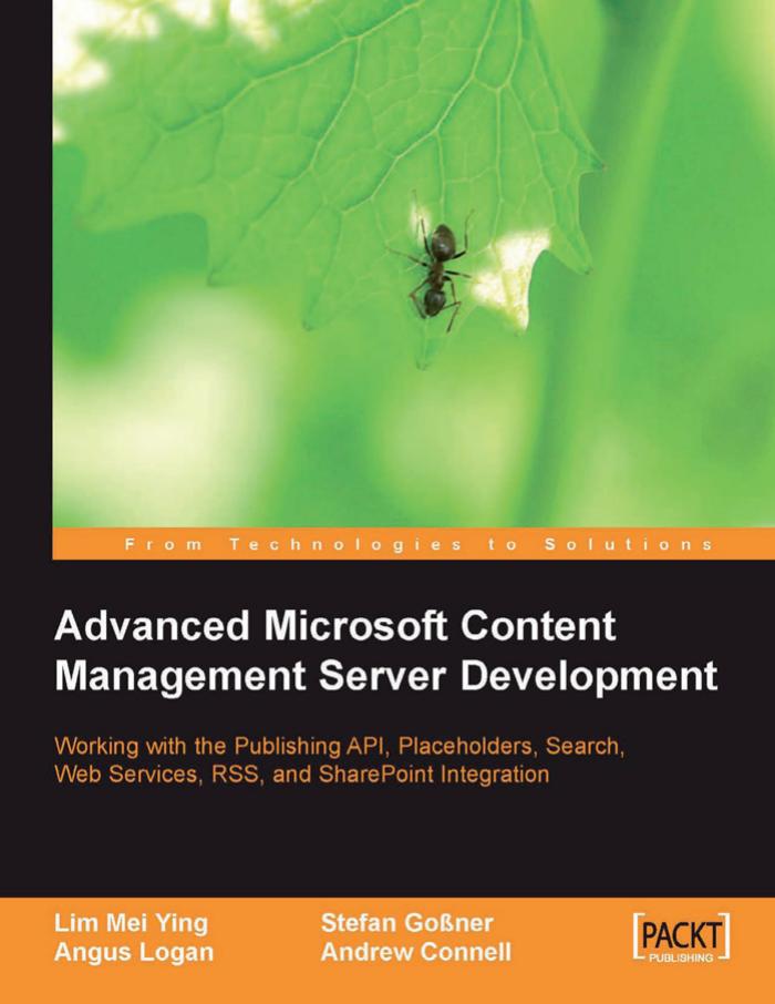 Advanced Microsoft Content Management Server Development