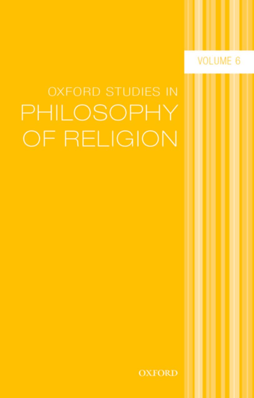 Oxford Studies in Philosophy of Religion