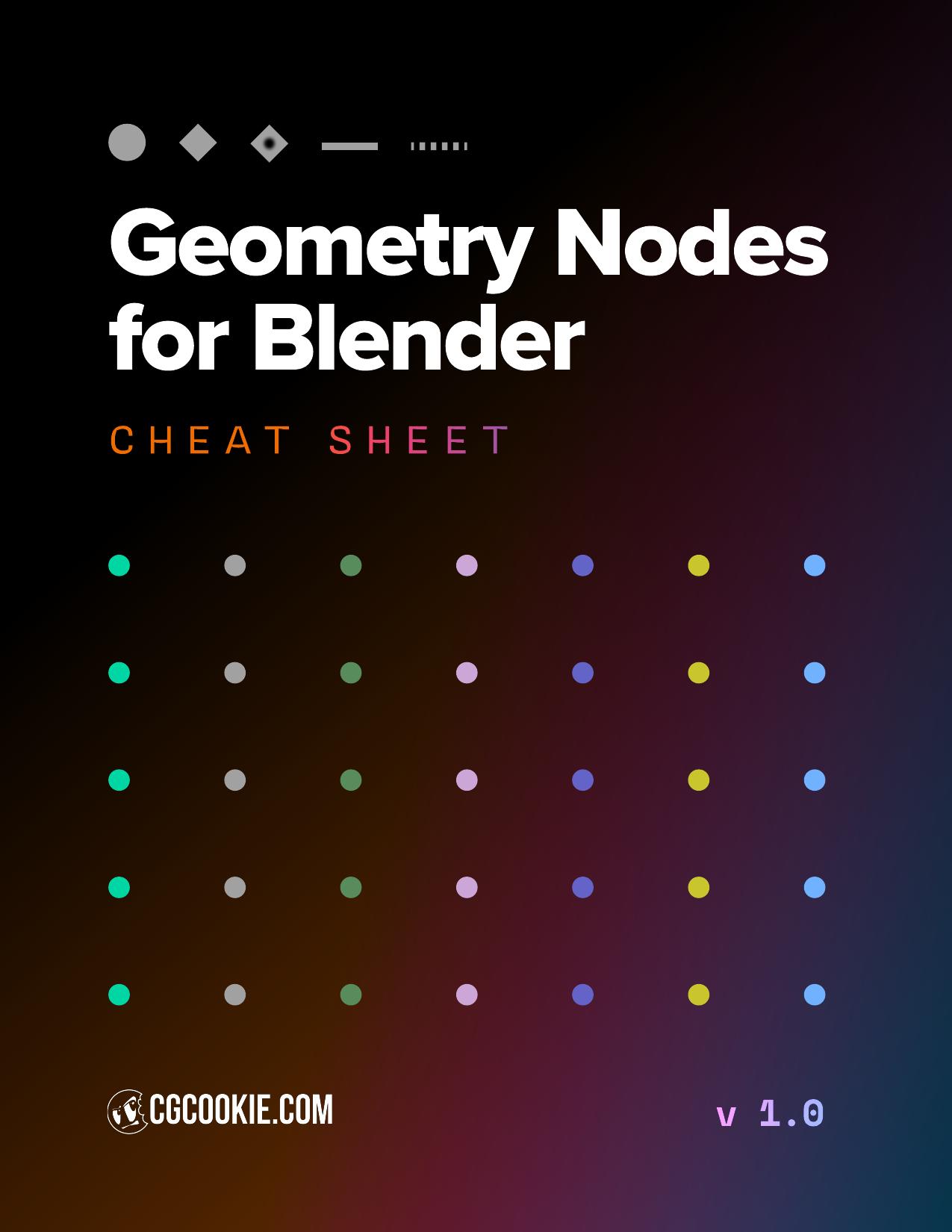 GeometryNodes-Cheatsheet