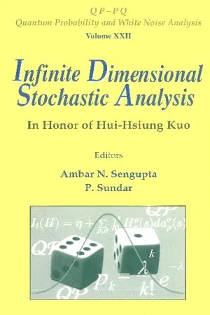 Infinite Dimensional Stochastic Analysis: In Honor of Hui-Hsiung Kuo