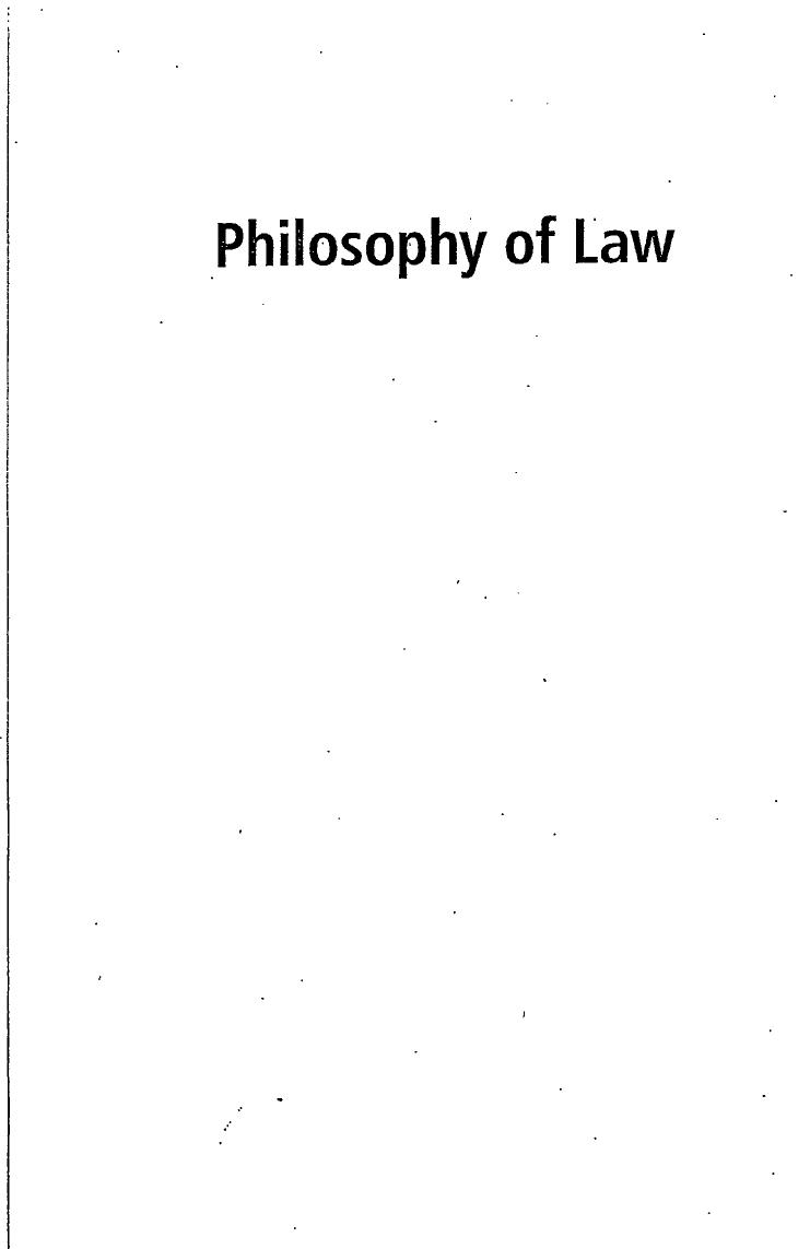 Philosophy of Law: Introducing Jurisprudence