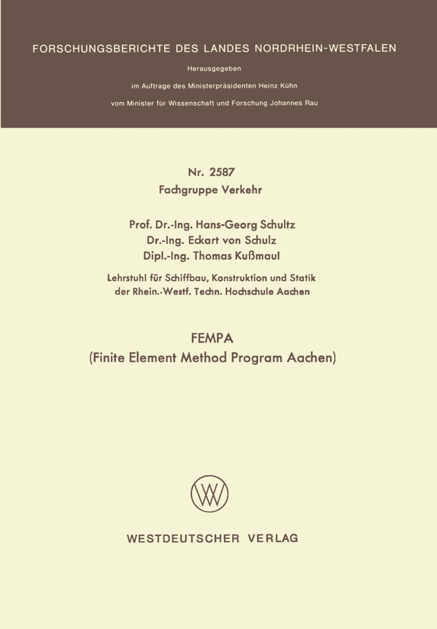 FEMPA (Finite Element Method Program Aachen)