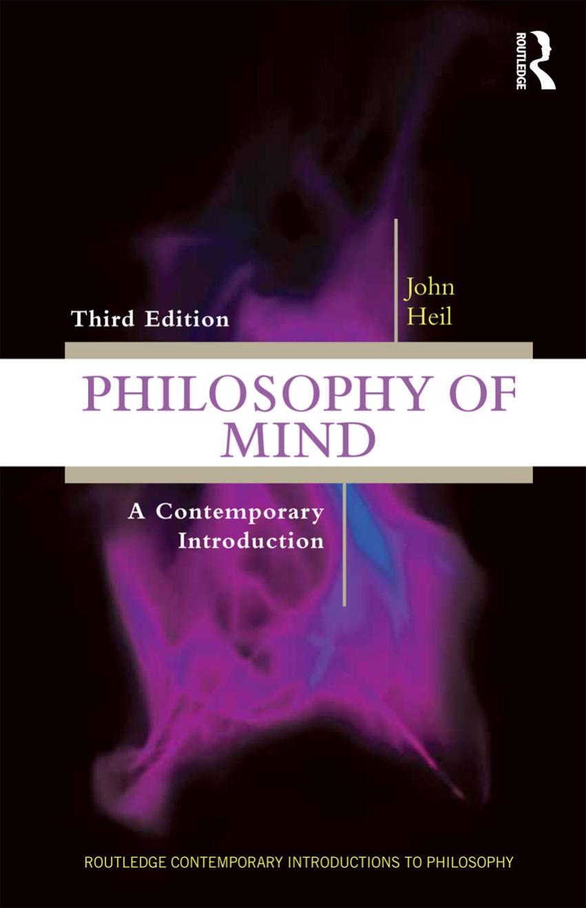 Philosophy of Mind: A Contemporary Introduction