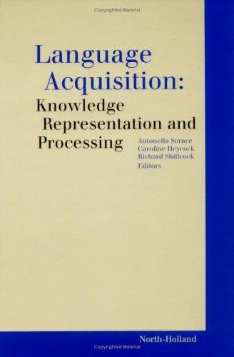 Language Acquisition: Knowledge Representation and Processing