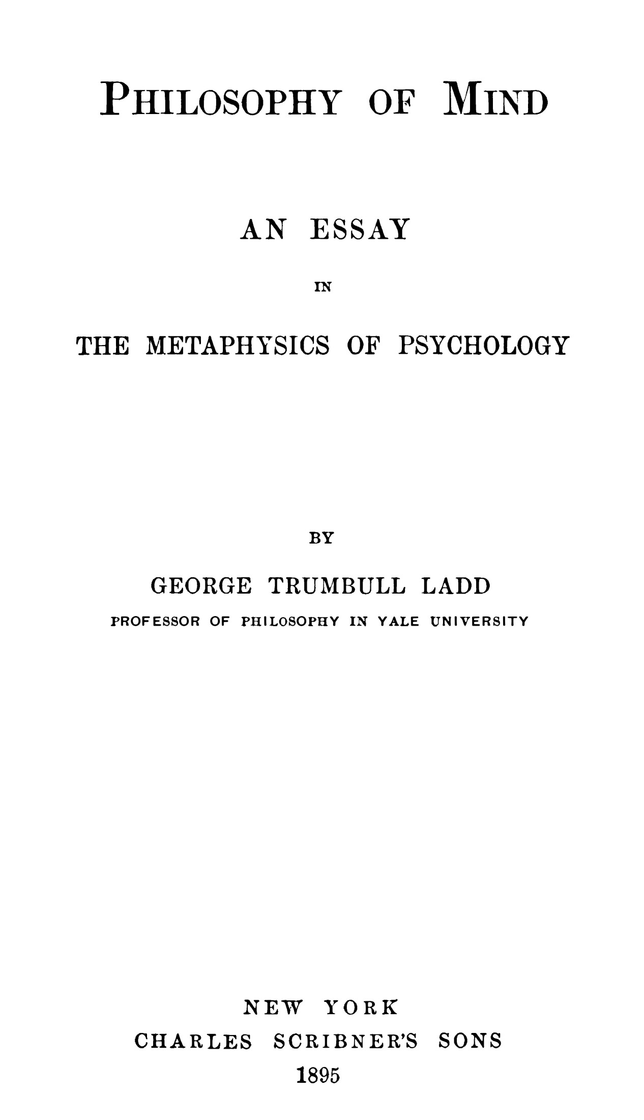 Philosophy of Mind - Essay