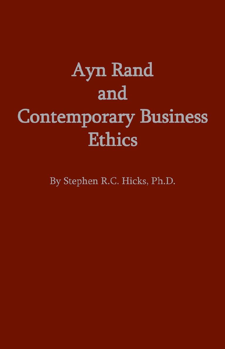 Ayn Rand and Contemporary Business Ethics