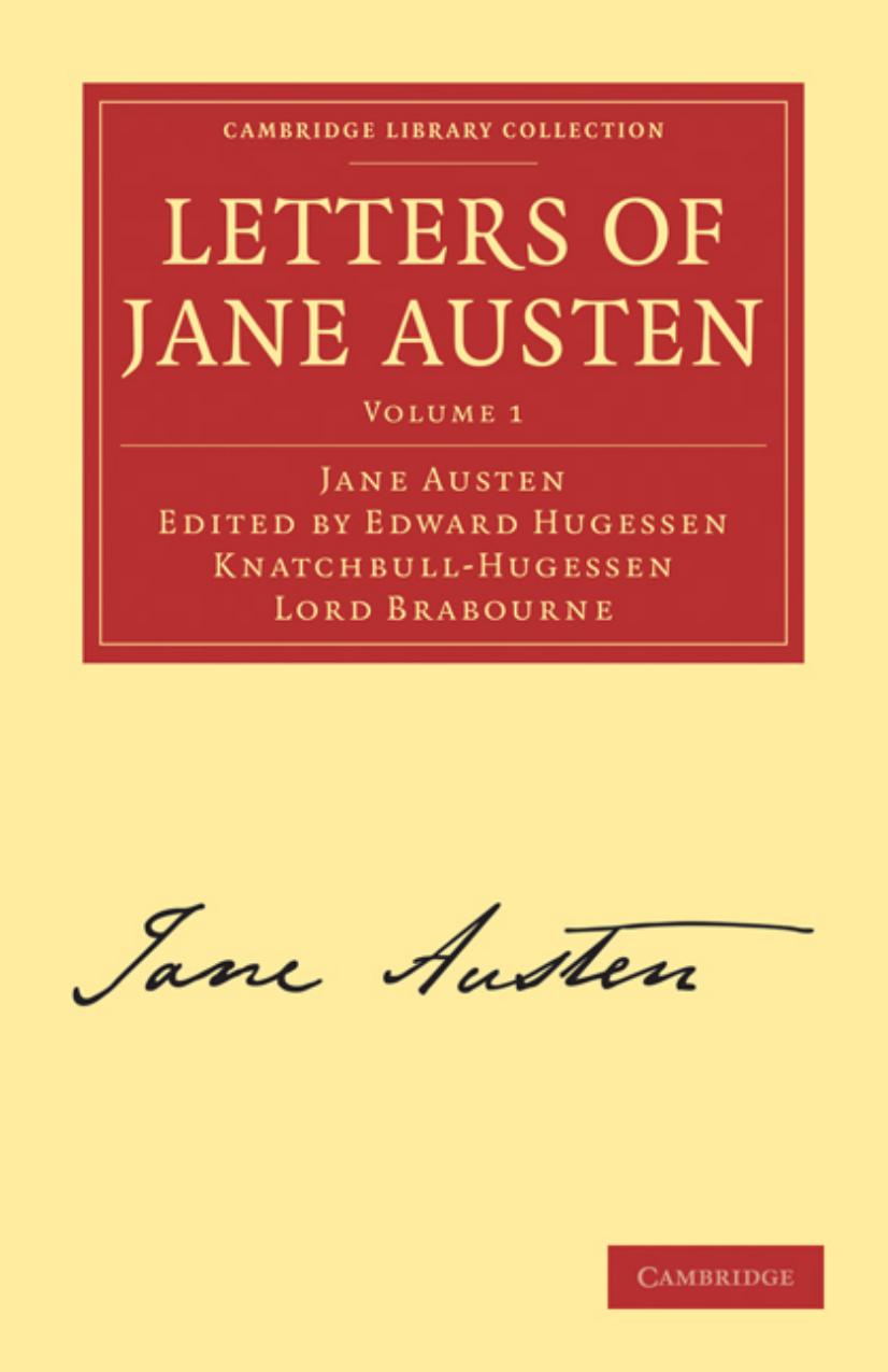 Letters of Jane Austen, Volume 1