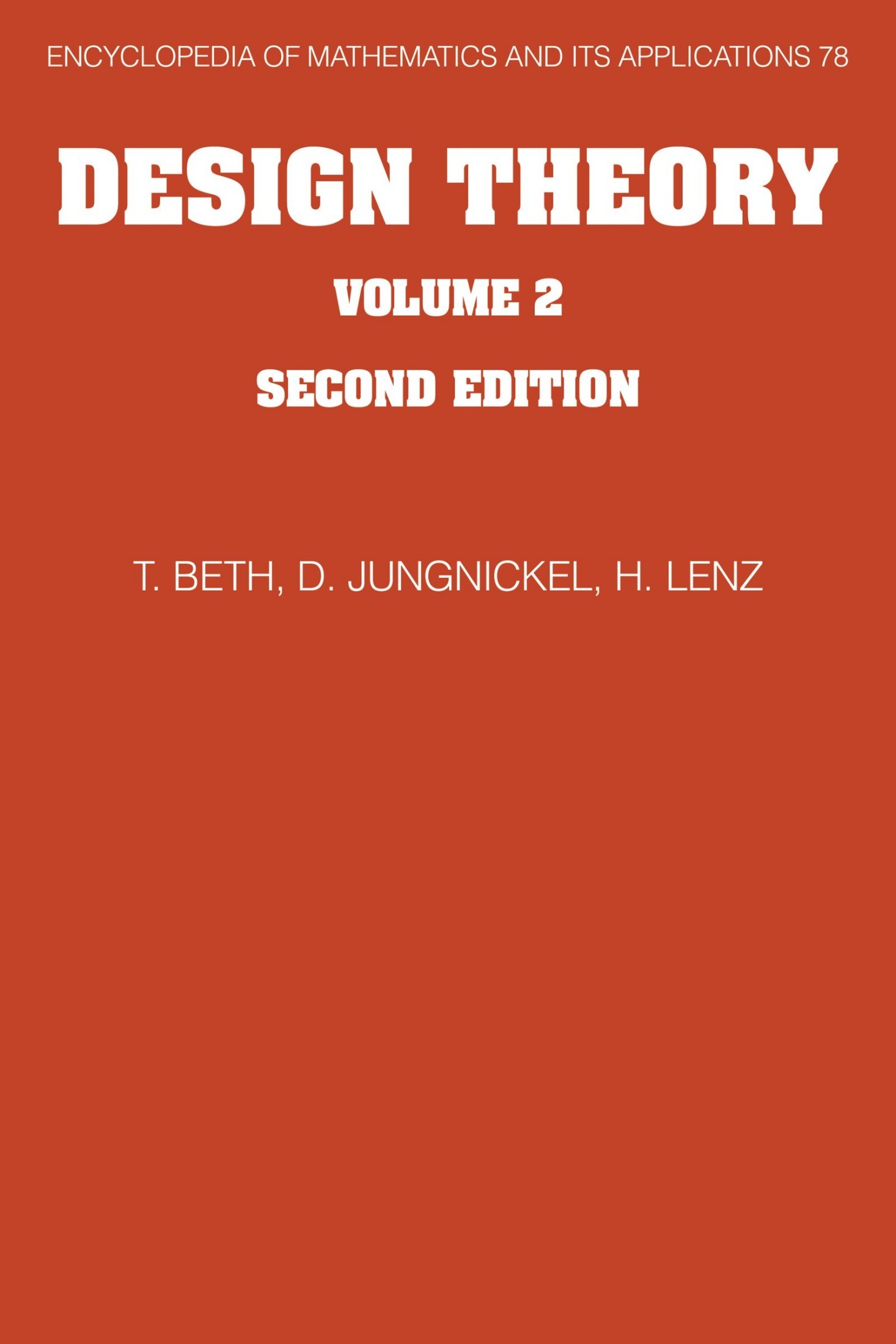 Design Theory: Volume 2