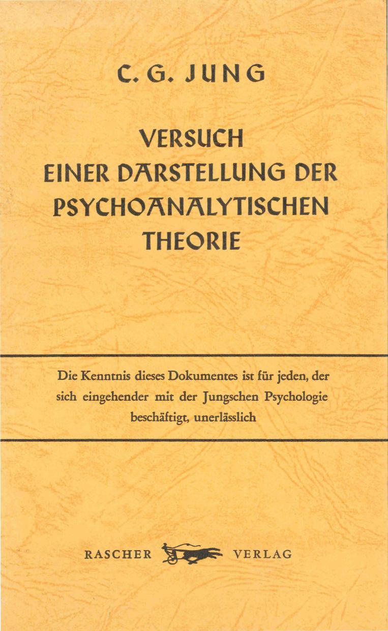 Versuch einer Darstellung der psychoanalytischen Theorie