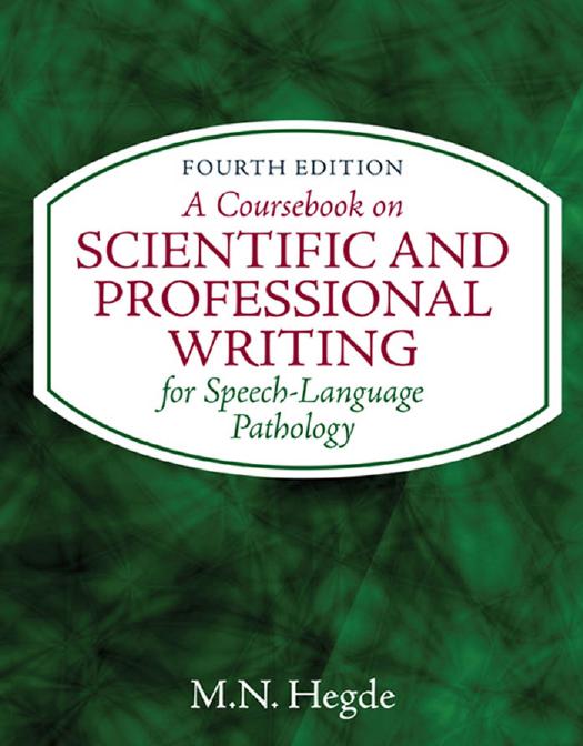 A Coursebook on Scientific and Professional Writing