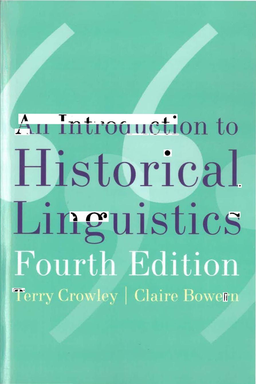 An Introduction to Historical Linguistics