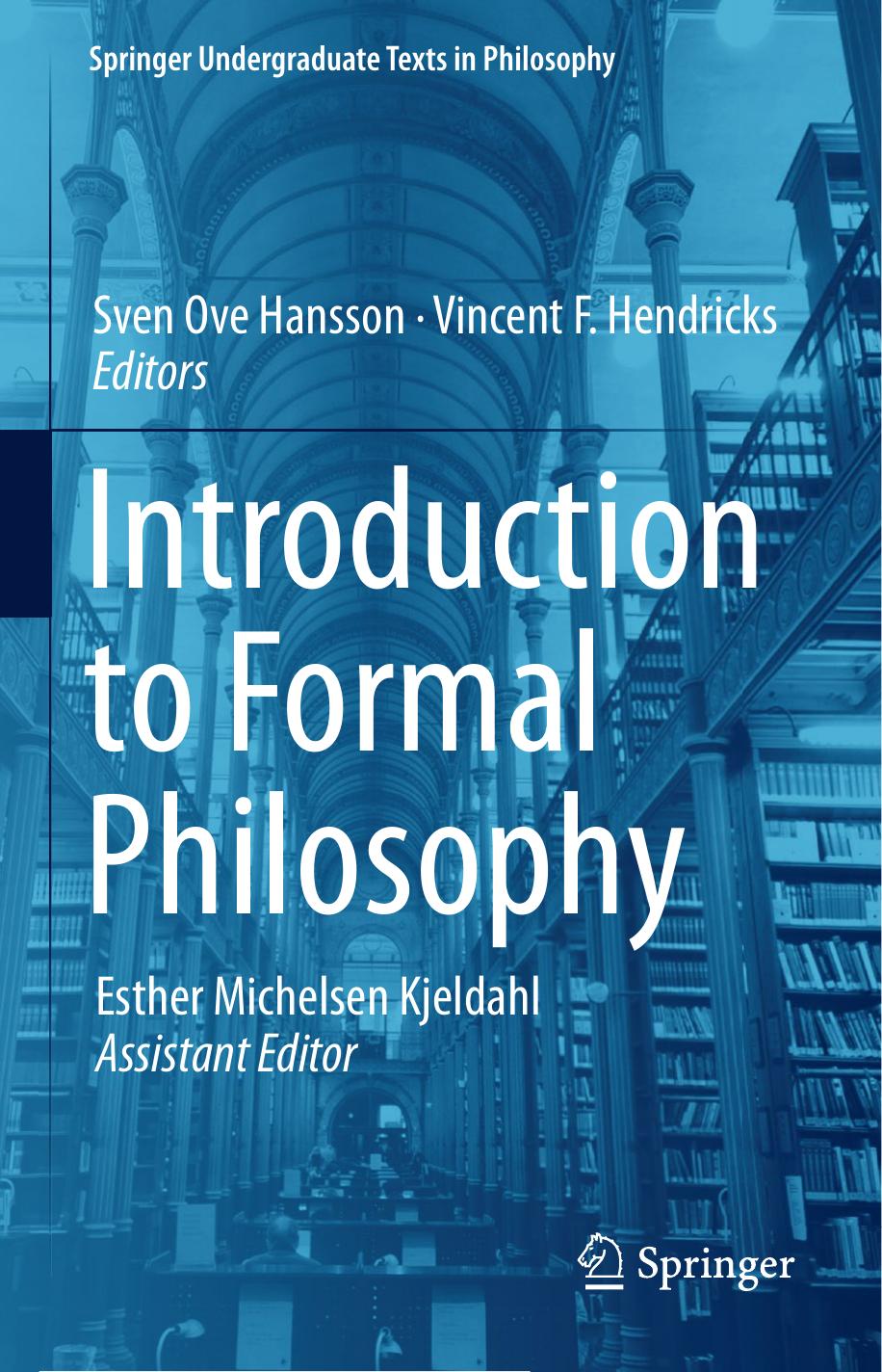 Introduction to Formal Philosophy