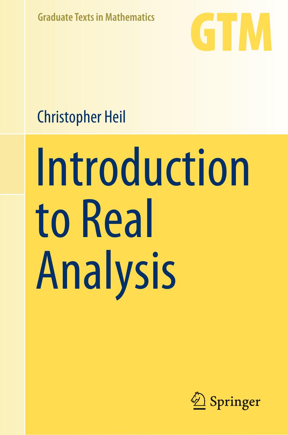 Introduction to Real Analysis