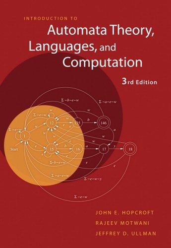 Introduction to Automata Theory, Languages, and Computation