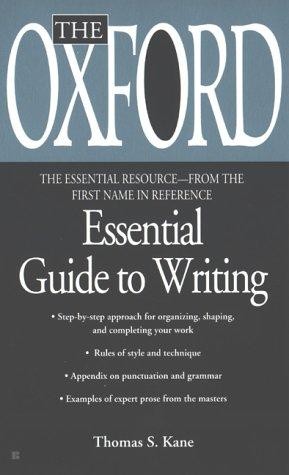 The Oxford Essential Guide to Writing