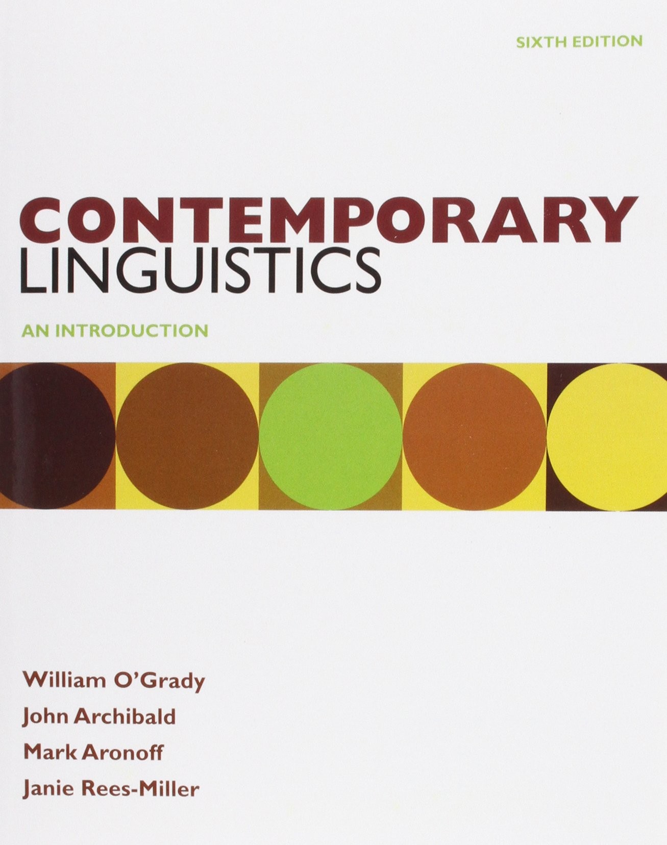 Contemporary Linguistics: An Introduction