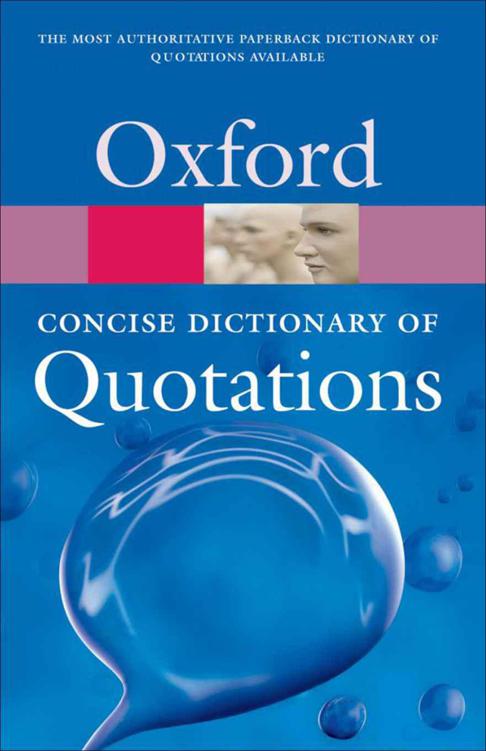 Concise Oxford Dictionary of Quotations