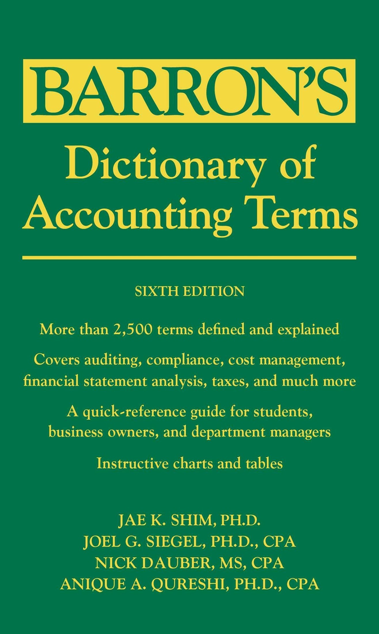 Dictionary of Accounting Terms