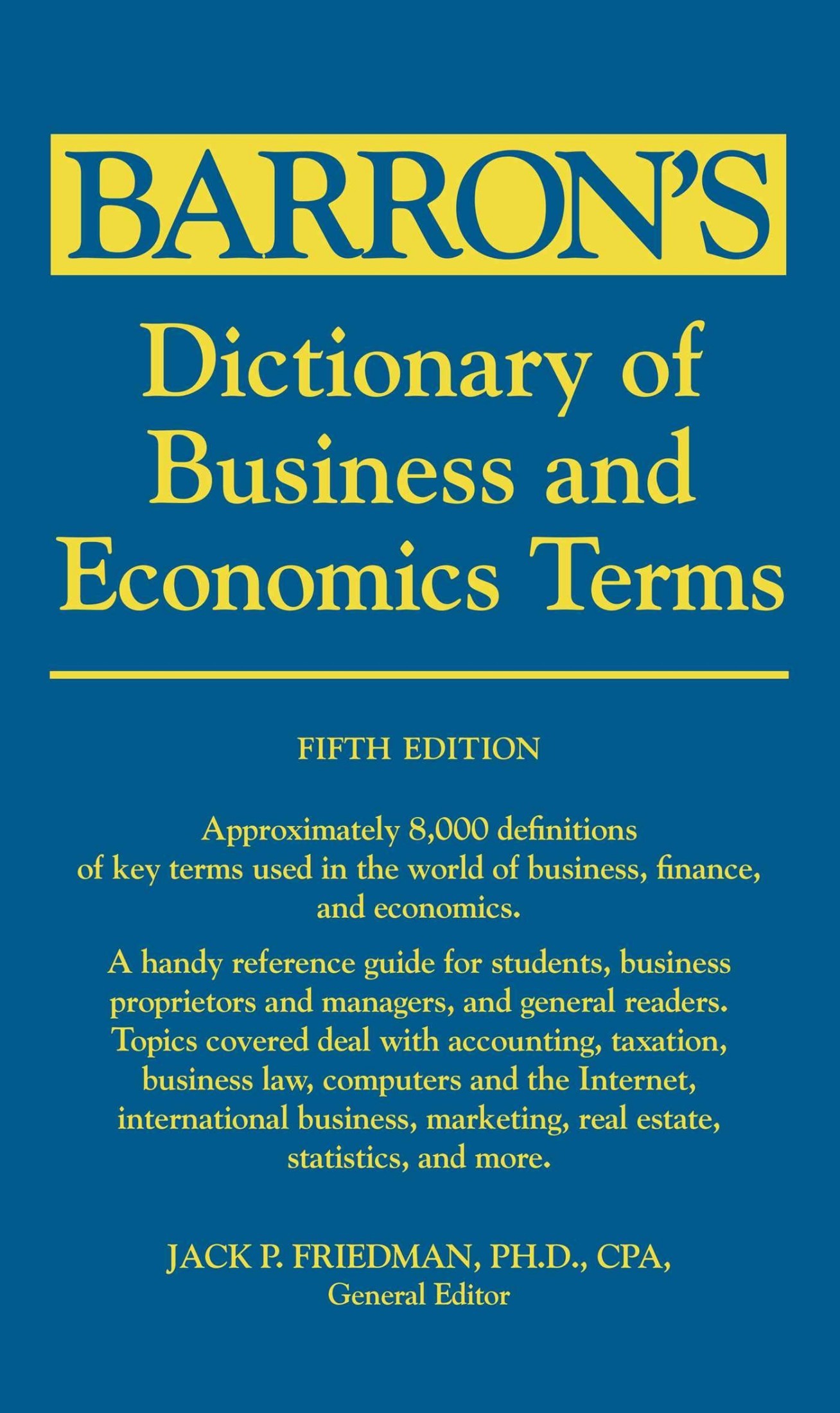 Dictionary of Business Terms