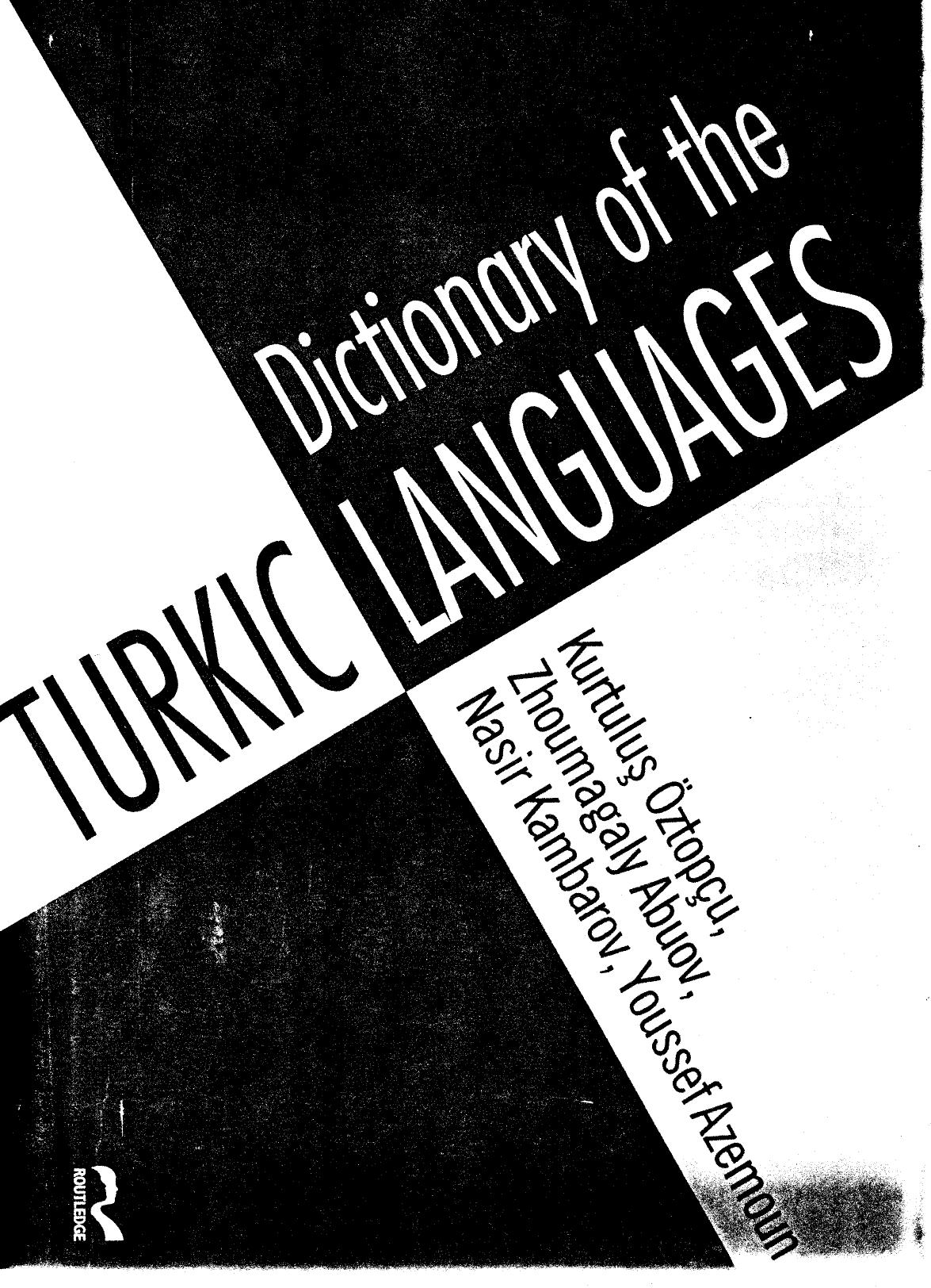 Dictionary of Turkic Languages