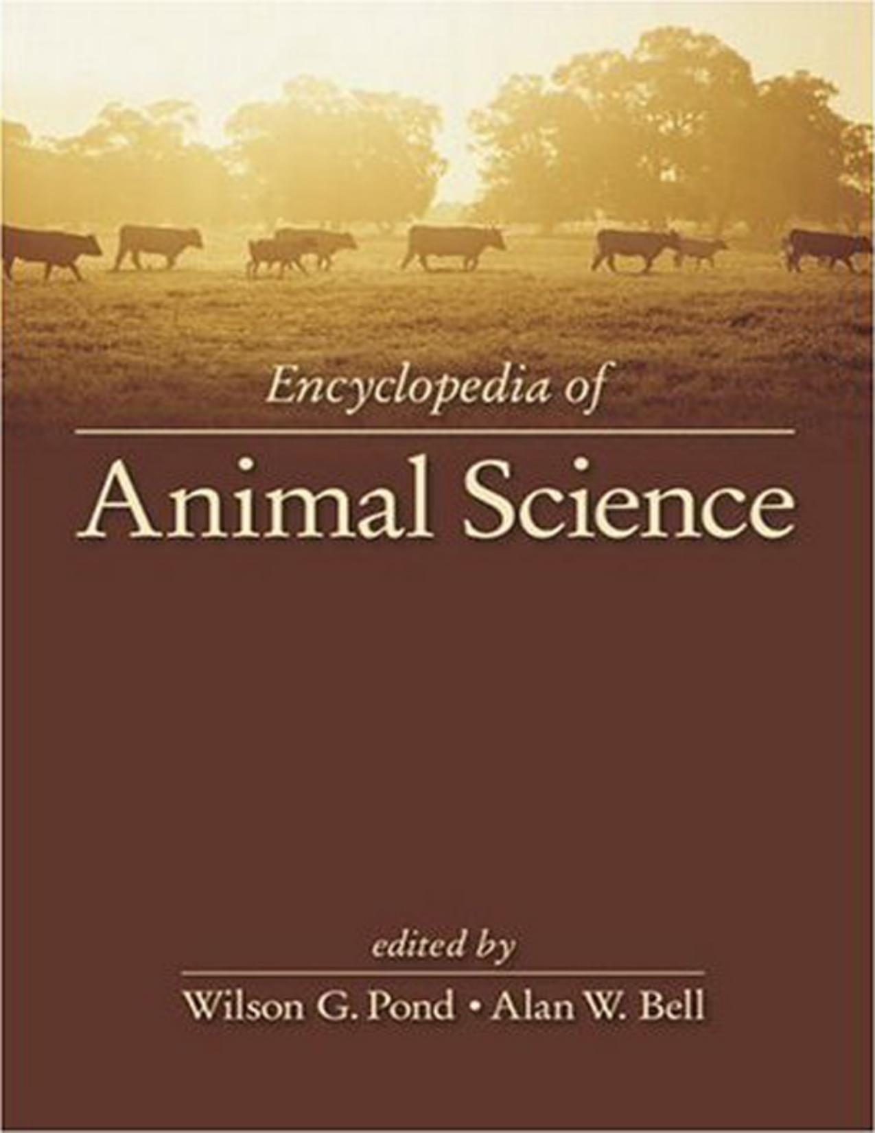 Encyclopedia of Animal Science