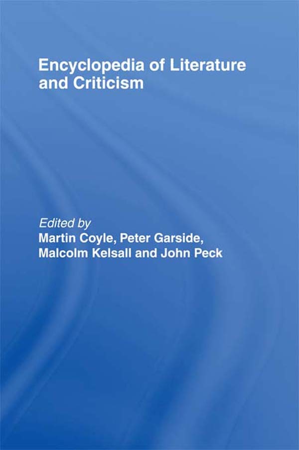 Encyclopedia of Literature and Criticism