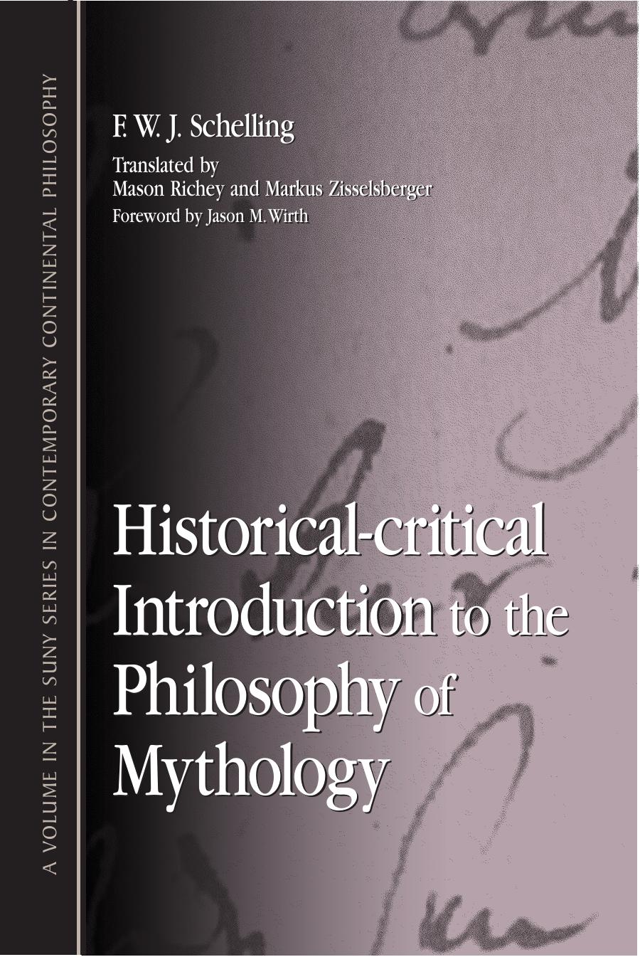 Historical-critical introduction to the philosophy of mythology