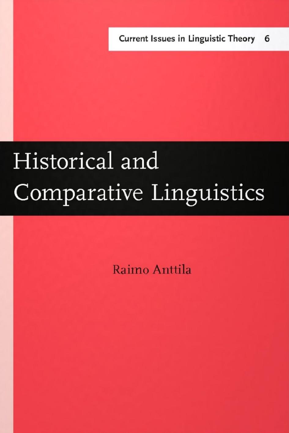 Historical and Comparative Linguistics